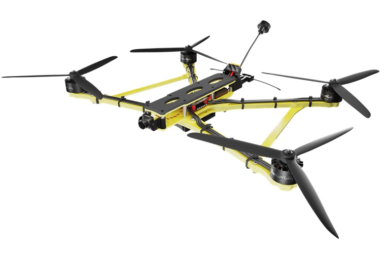 FPV - дрон 10 дюймів "ШПАК" текстоліт звичайна камера FLY KROP